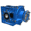Motovario BA72 67.96:1 Bevel Gearbox – 35mm Bore