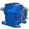 Motovario H102 Inline Gearbox H102-100112B5-FM