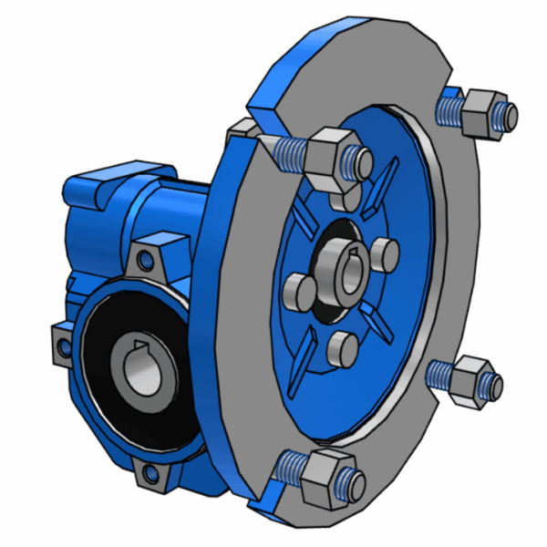 Spaggiari SW030 20:1 Worm Gearbox – 14mm Bore