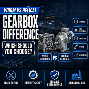 Worm Gearbox vs Helical Gearbox: What’s the Difference and Which Should You Choose?
