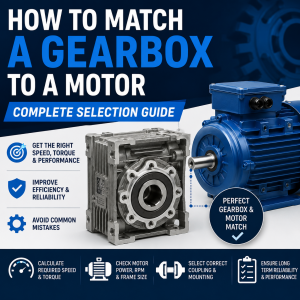 How to Match a Gearbox to a Motor – Complete Selection Guide