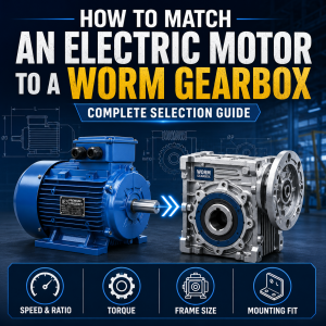 Match an Electric Motor to a Worm Gearbox