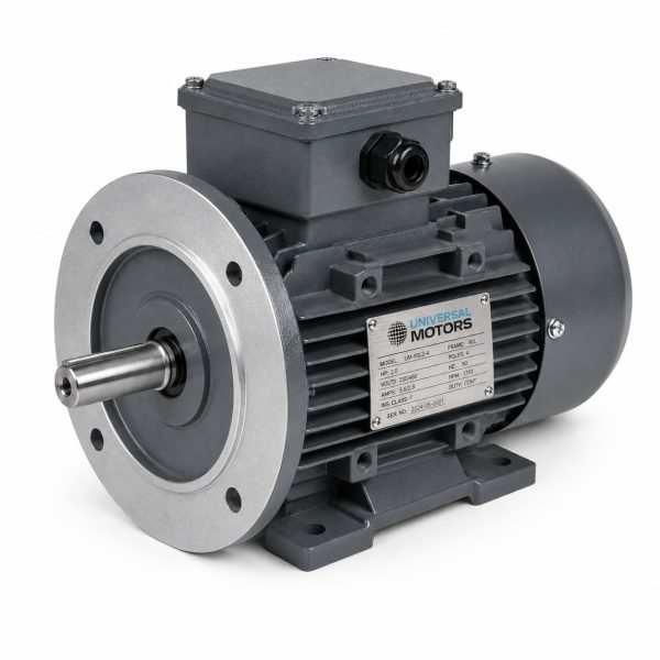 0.55/0.45kW 2/4 Pole 2 Speed Motor - Constant Torque